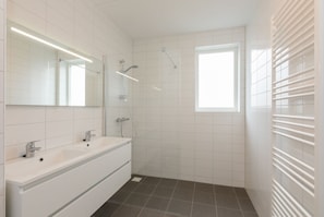 Shower, hair dryer