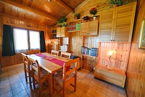 Dining - Chalet in Beffe with Hot Tub & Valley Views (Beffe)