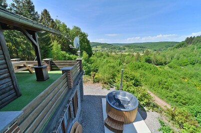 Chalet in Beffe with Hot Tub & Valley Views