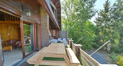 Chalet in Beffe with Hot Tub & Valley Views