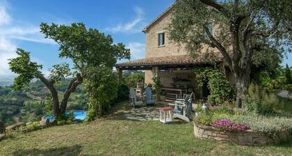 Manoir Ă Vallefoglia avec Piscine et Panorama