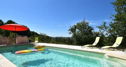 Burgundy Poolside Getaway