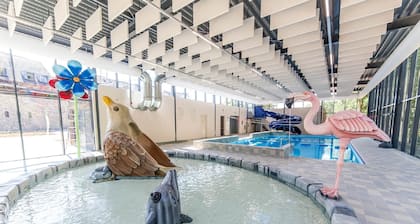 Sauna, Garden & Indoor Pool