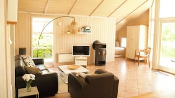 Fernseher, Kamin