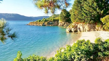 Una spiaggia nelle vicinanze