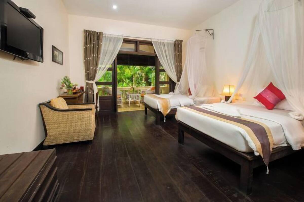 Luxe beddengoed, geluiddichte muren, gratis wifi, beddengoed