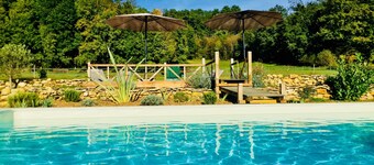 Le Noyer - at Manoir Bourgale, central Dordogne, 50 acre private park.