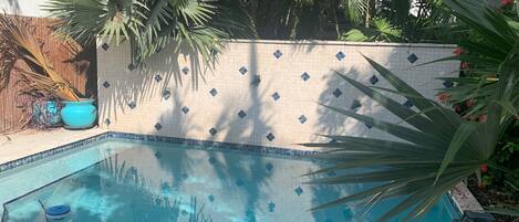 Una piscina riscaldata