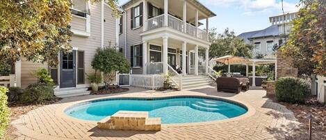 Una piscina climatizada