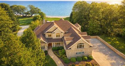 Insane luxury beachfront estate - complete with indoor pool, arcade and theater!