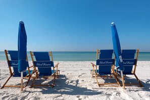 On the beach