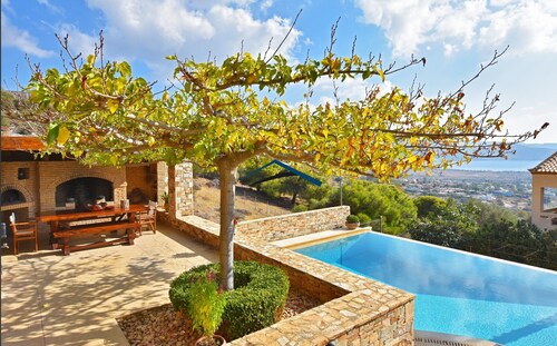 Luxurious and Stylish Villa Dionysus with a swimming pool & sea view