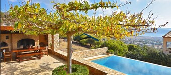 Luxurious and Stylish Villa Dionysus with a swimming pool & sea view