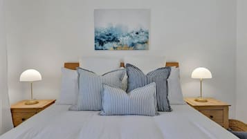 4 bedrooms, iron/ironing board, travel cot, WiFi