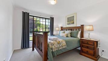 3 bedrooms, iron/ironing board, travel cot, WiFi