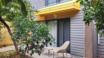 Deluxe Double Room, Terrace, Garden View | Terrace/patio