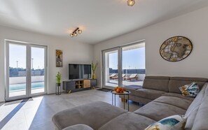 Living area - Villa Maristra-2 -  Sea view - beach - istriensonne 0723 (Medulin)