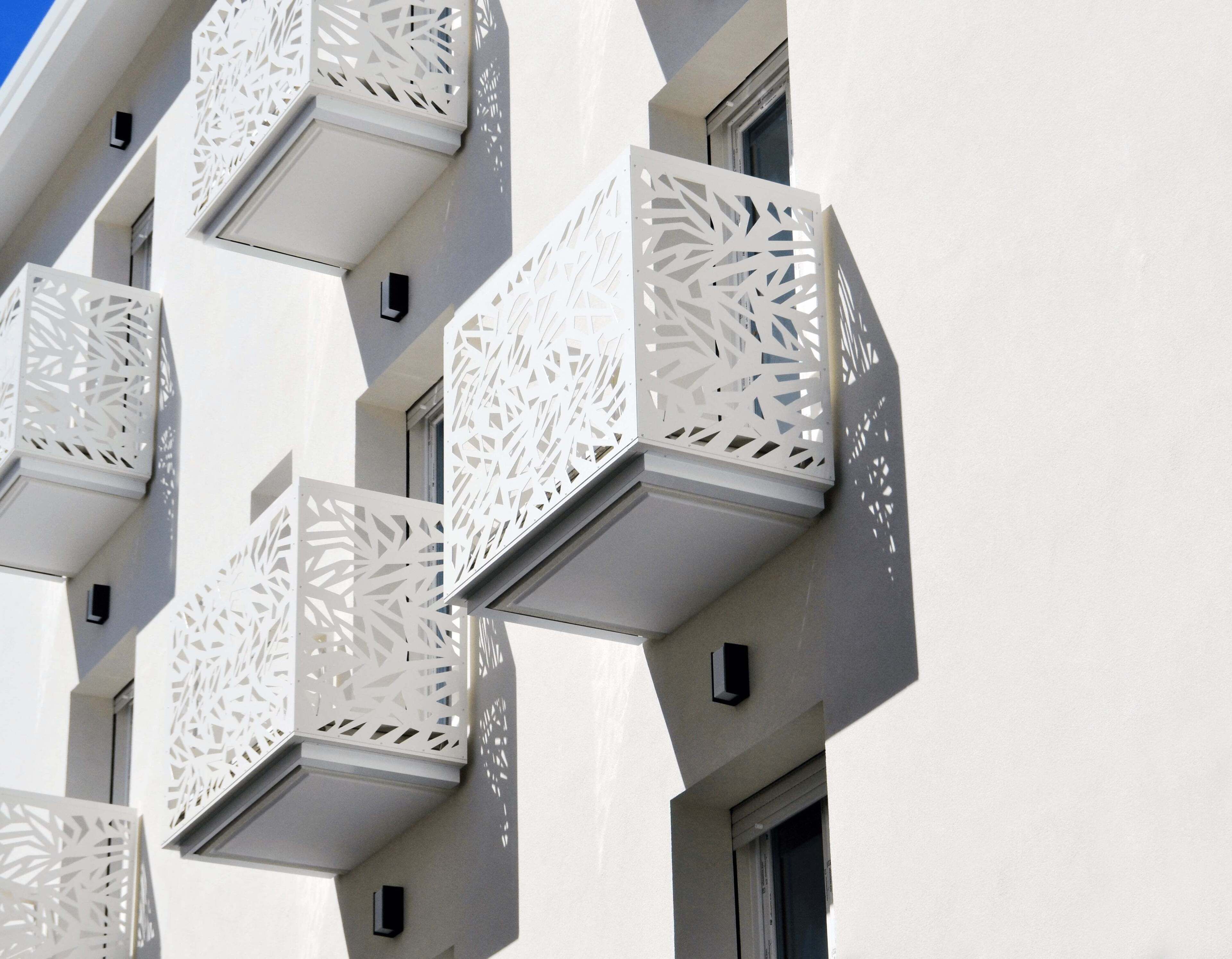 Façana frontal de l'allotjament