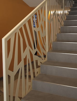 Escaleras con barandal