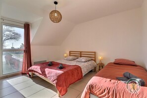 2 عدّة غرف نوم ومكواة/لوح كي وواي فاي مجانًا