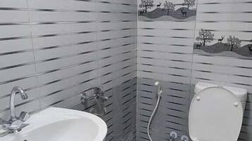 Cabezal de ducha tipo lluvia, artículos de tocador gratuitos, bidet