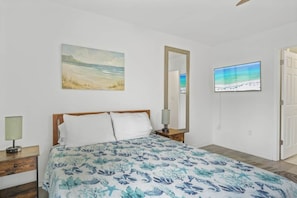2 bedrooms, iron/ironing board, travel crib, free WiFi