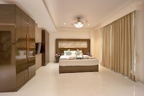 Suite luxueuse | 1 chambre, literie de qualité, bureau