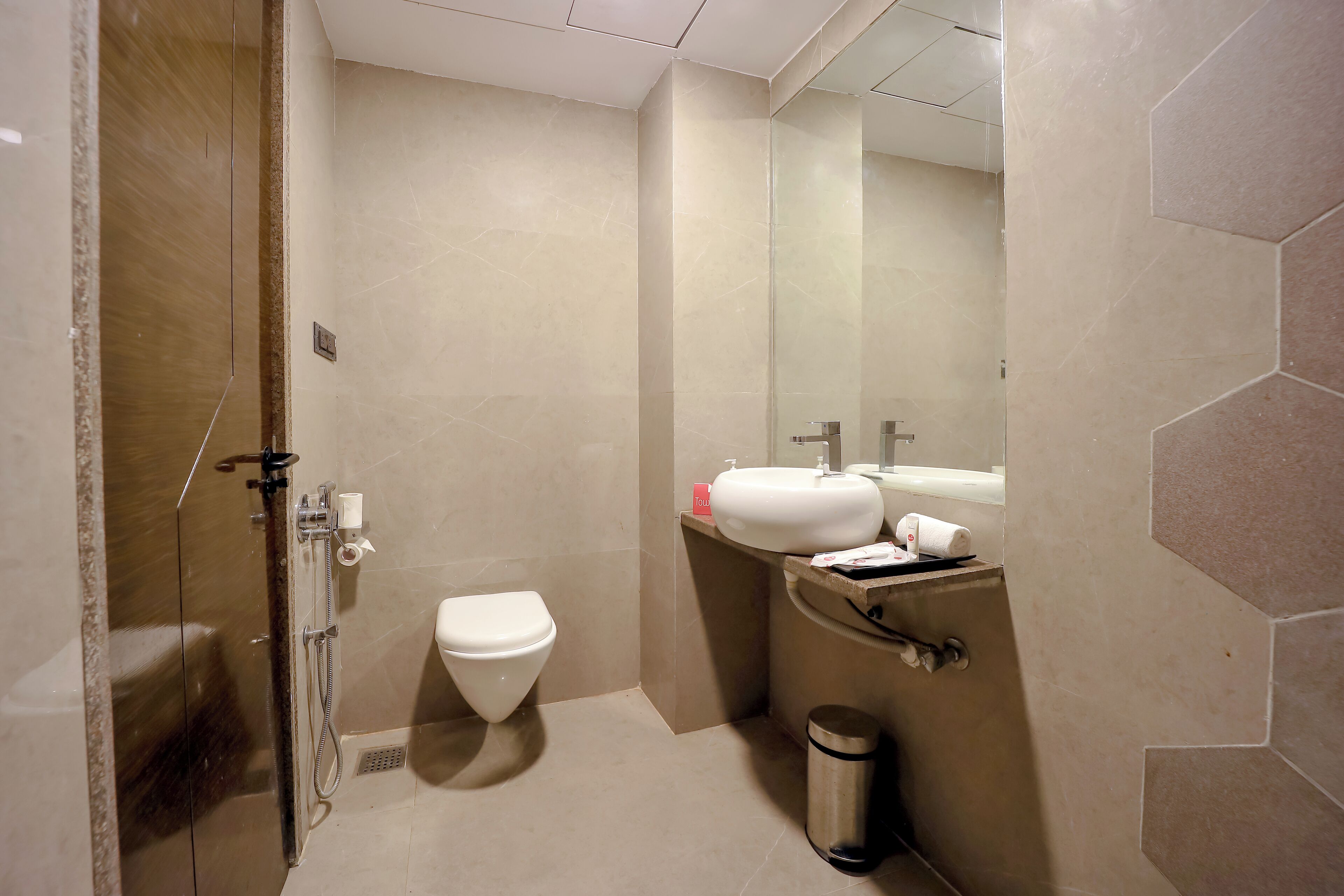 junior suite, 2 queen beds | bathroom | shower, rainfall showerhead, free toiletries, hair dryer