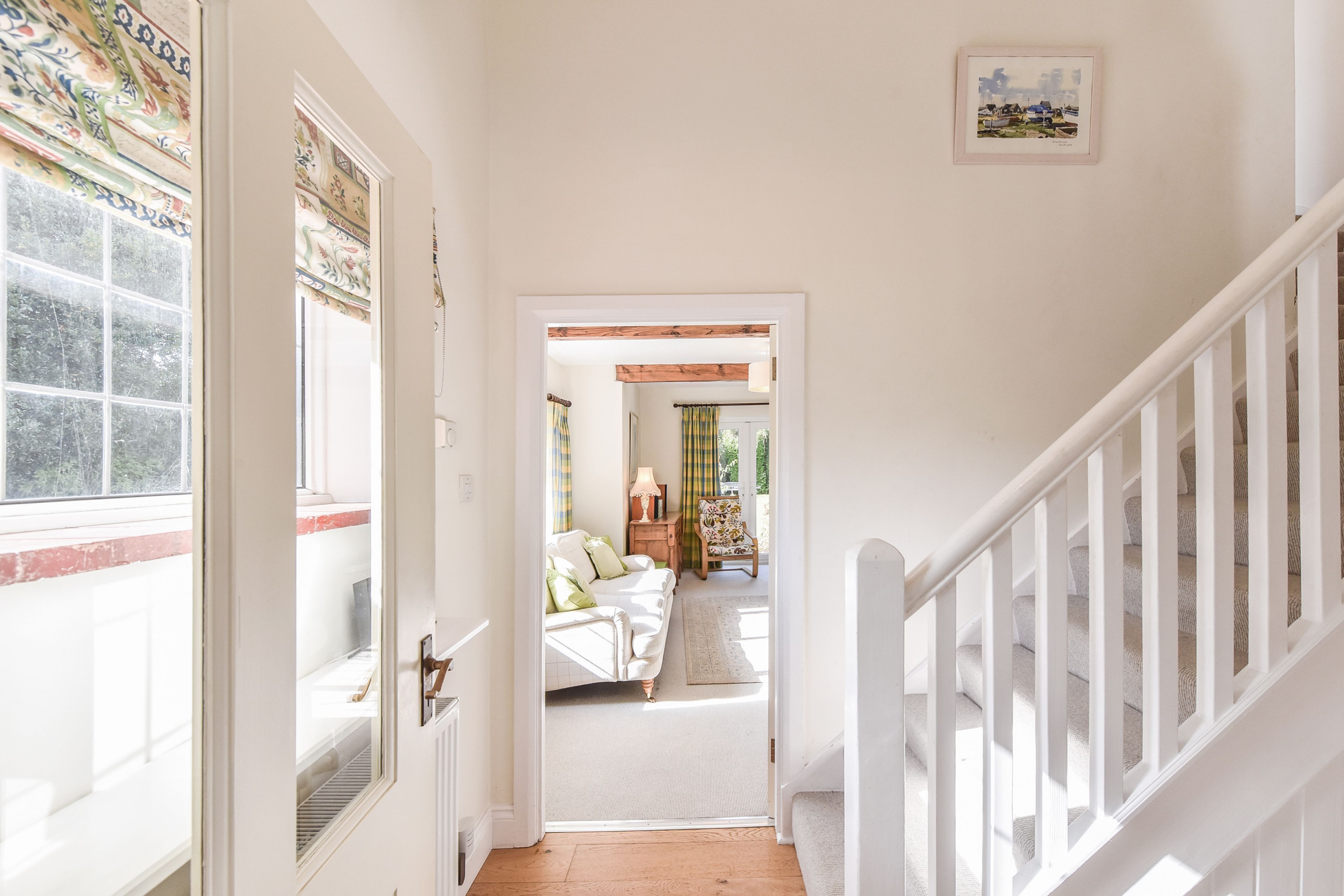 Smart TV, books, stereo