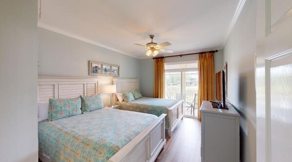 2 bedrooms, internet, bed sheets