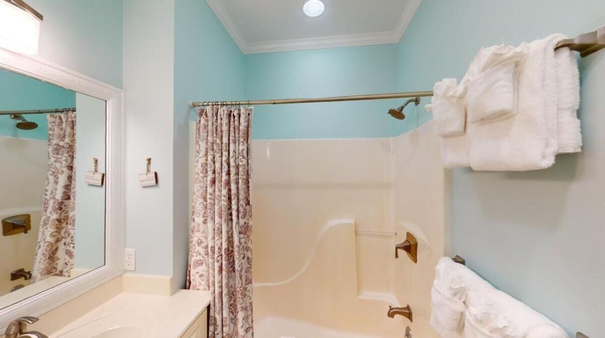 Bathtub, hair dryer