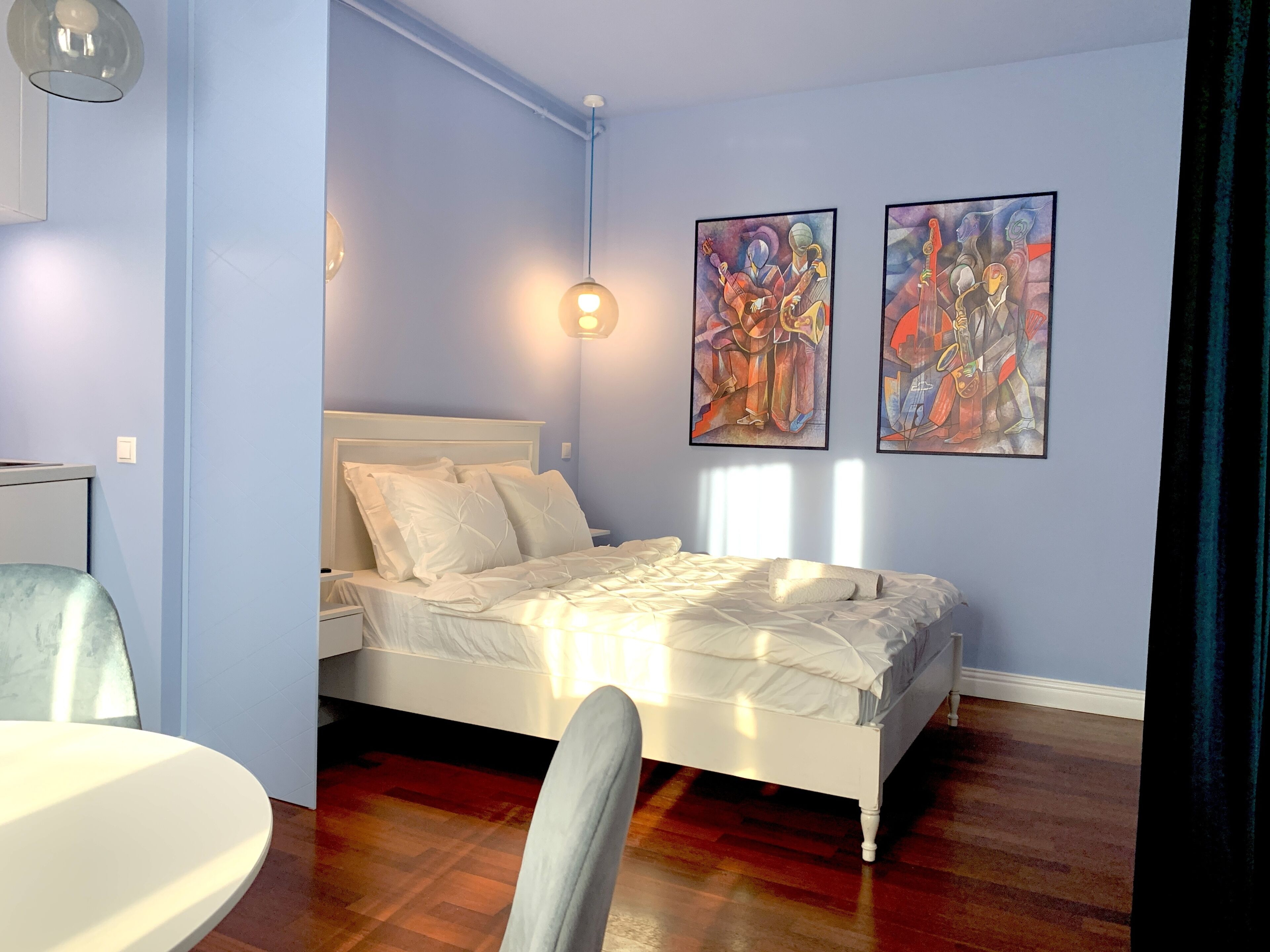 1 bedroom, iron/ironing board, bed sheets