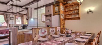 Chalet for 11 at Les Chalets des Alpages, Ski-In/Ski-Out with Garage