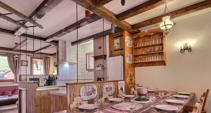 Chalet für 11 Personen direkt an den Pisten mit Garage, 3 Etagen, Haustiere erlaubt, 73210 La Plagne