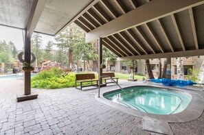 Una piscina riscaldata