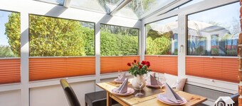 Exclusive apartment with rural idyll, approx. 850m from the beach -