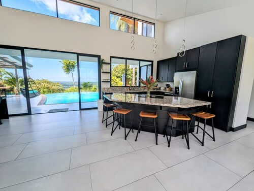 Hilltop Villa with Amazing Ocean and Jungle Views