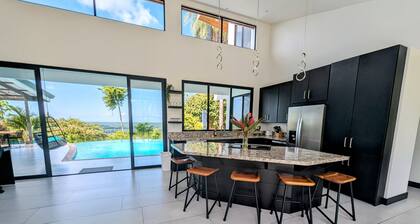 Hilltop Villa with Amazing Ocean and Jungle Views