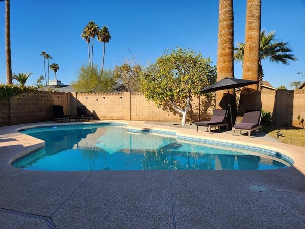 Alberca al aire libre 