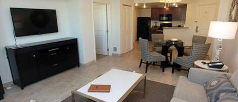 Smart TV, books, stereo, computer monitors