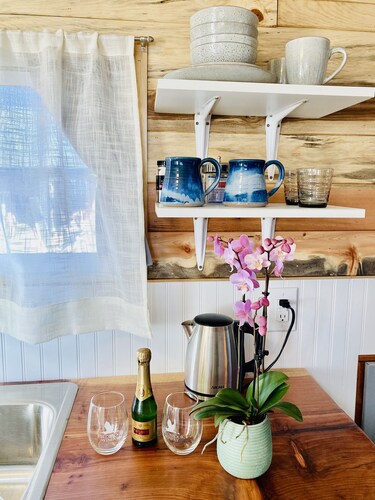 Eco Retreat in Quiet Arcata Neighborhood with a private courtyard & kitchenette