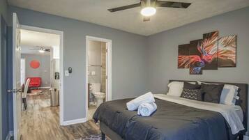 2 chambres, fer et planche à repasser, Wi-Fi