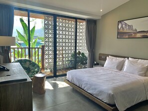 Deluxe Room, Balcony, Mountain View | Premium bedding, minibar, in-room safe, blackout drapes - The Mystery Con Dao (Ho Chi Minh City)