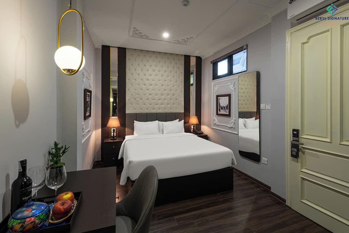 Habitación superior | Sábanas de algodón egipcio, ropa de cama de alta calidad y minibar