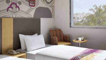 Luxe Twin Room | Pengeskab på værelset, strygejern/strygebræt, gratis Wi-Fi
