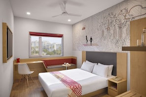 Luxe Queen Room | In-room safe, iron/ironing board, free WiFi - Ginger Chennai OMR (Tirupporur)