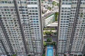 Deluxe-Apartment, 1 Schlafzimmer, Stadtblick | Ausblick vom Zimmer