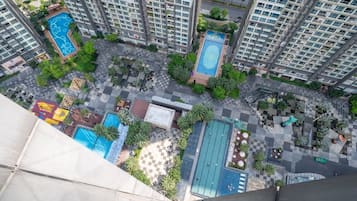 Deluxe Apartment, 1 Bedroom, City View | Garden view
