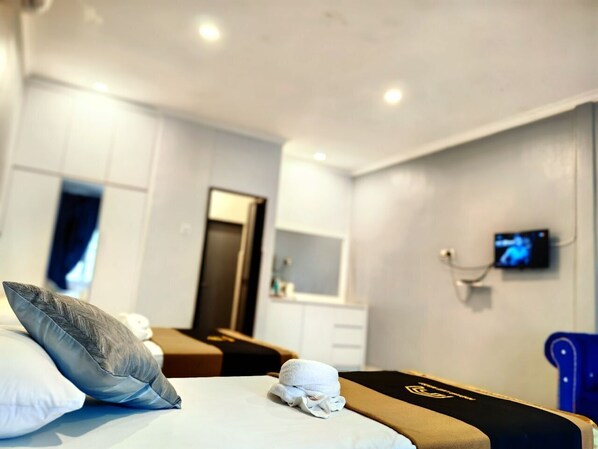 Familiekamer, 1 twee- of 2 eenpersoonsbedden | Veilig