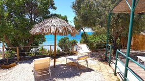 Property grounds - Oasis by the sea - cottage 6 On the beach. (Sicilia)